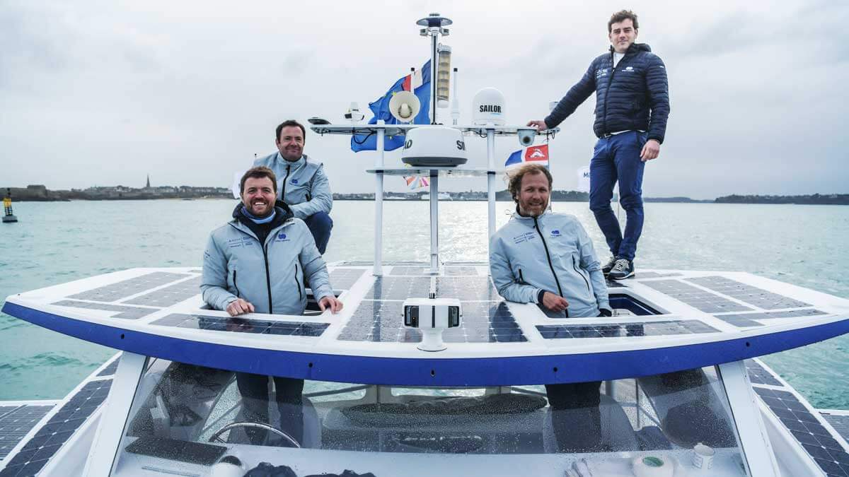 “世界第一”太陽能氫燃料雙體船駛向清潔的未來