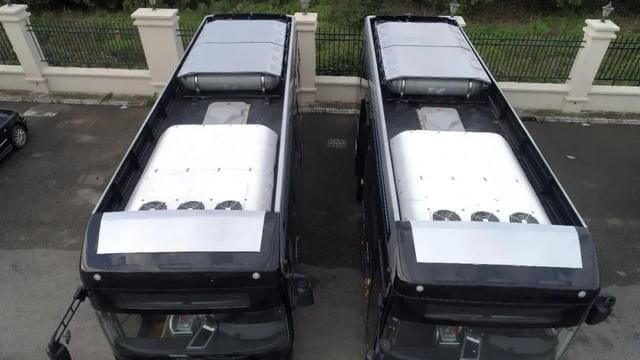 舟山有氫能源公共汽車，前兩輛車現已交付