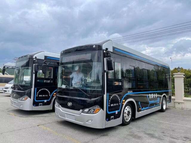 浙江省普陀區首條氫能公交示范線正式開通