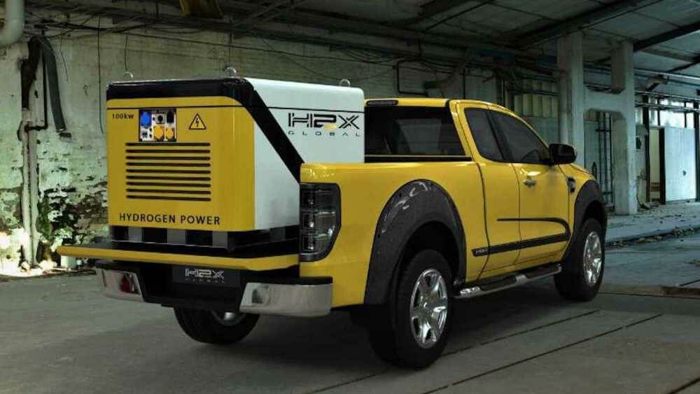 預計明年4月發售，H2X公司氫燃料電動皮卡發布.jpg